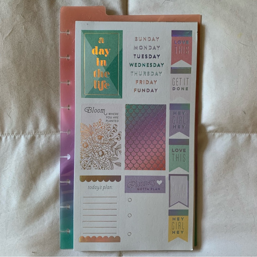 The Happy Planner Sticker Sheet Insert